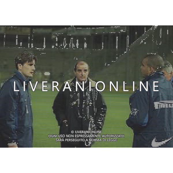 09-03-1999 PARMA SEMIFINALE DI COPPA ITALIA PARMA INTER 2-1 NELLA FOTO NICOLA VENTOLA-MARIO CORSO E RONALDO AG ALDO LIVERANI SAS
