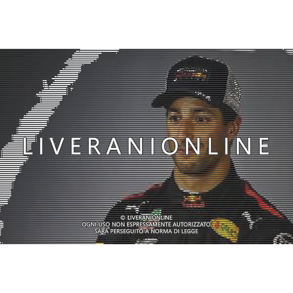 Daniel Ricciardo (AUS) Red Bull Racing in the post race FIA Press Conference. 15.04.2018. Formula 1 World Championship, Rd 3, Chinese Grand Prix, Shanghai, China, Race Day. / AGENZIA ALDO LIVERANI SAS - ITALY ONLY EDITORIAL USE ONLY
