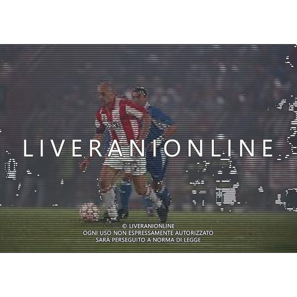 02-04-1998 VICENZA SEMIFINALE DI COPPA DELLE COPPE ANDATA VICENZA CHELSEA 1-0 NELLA FOTO DOMENICO DI CARLO AG ALDO LIVERANI SAS