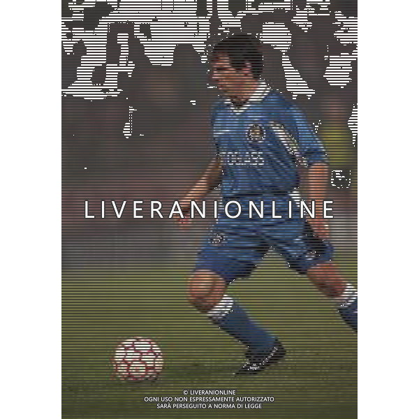 02-04-1998 VICENZA SEMIFINALE DI COPPA DELLE COPPE ANDATA VICENZA CHELSEA 1-0 NELLA FOTO GIANFRANCO ZOLA AG ALDO LIVERANI SAS