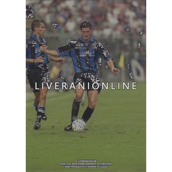 05-09-1999 BERGAMO CAMPIONATO DI CALCIO SERIE B ATALANTA TREVISO 3-2 NELLA FOTO STEFANO LORENZI AG ALDO LIVERANI SAS