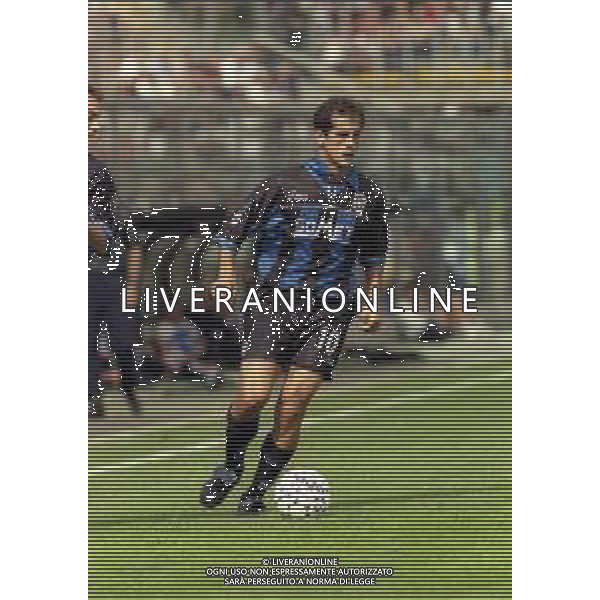05-09-1999 BERGAMO CAMPIONATO DI CALCIO SERIE B ATALANTA TREVISO 3-2 NELLA FOTO NICOLA CACCIA AG ALDO LIVERANI SAS