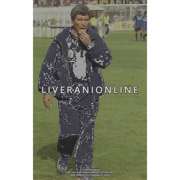 05-09-1999 BERGAMO CAMPIONATO DI CALCIO SERIE B ATALANTA TREVISO 3-2 NELLA FOTO GIANFRANCO BELLOTTO ALLENATORE TREVISO CALCIO AG ALDO LIVERANI SAS
