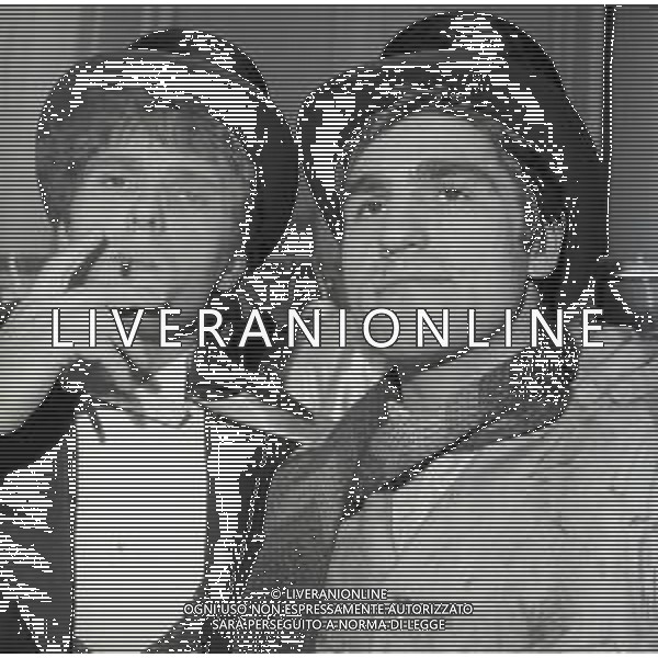RETROSPETTIVA NINO BENVENUTI PUGILE ROMA 1969 NELLA FOTO NINO BENVENUTI CON GIULIANO GEMMA AG ALDO LIVERANI SAS