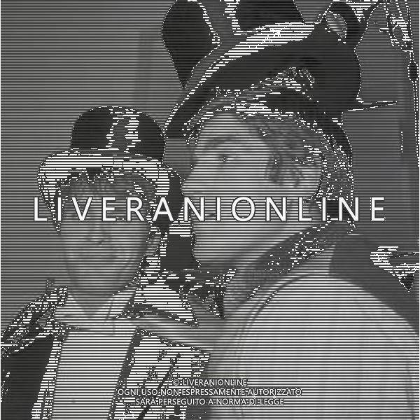 RETROSPETTIVA NINO BENVENUTI PUGILE ROMA 1969 NELLA FOTO NINO BENVENUTI CON GIULIANO GEMMA AG ALDO LIVERANI SAS