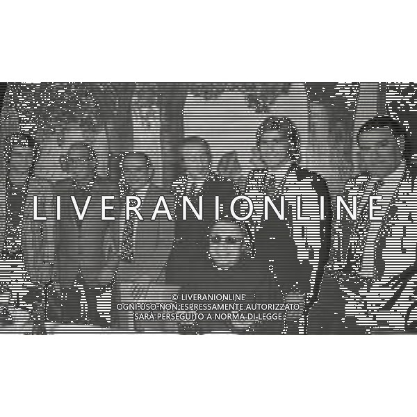 RETROSPETTIVA NINO BENVENUTI PUGILE NELLA FOTO NINO BENVENUTI PUGILE CON GIANNI RIVERA PADRE ELIGIO E NEREO ROCCO AG ALDO LIVERANI SAS
