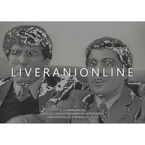 RETROSPETTIVA NINO BENVENUTI PUGILE ROMA 1969 NELLA FOTO NINO BENVENUTI CON GIULIANO GEMMA AG ALDO LIVERANI SAS