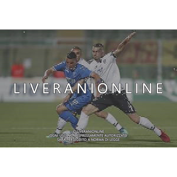 CESENA - EMPOLI serie B ConTe.it 17/04/2018 nella foto: Caputo Francesco FAZZI NICOLÒ ©Claudio Zamagni/Agenzia Aldo Liverani Caputo Francesco FAZZI NICOLÒ during Serie B conTe.it match between Cesena and Empoli at Stadio Orogel Dino Manuzzi on April 17, 2018 in Cesena, Italy. photo credit by Claudio Zamagni/Aldo Liverani Photo Agency