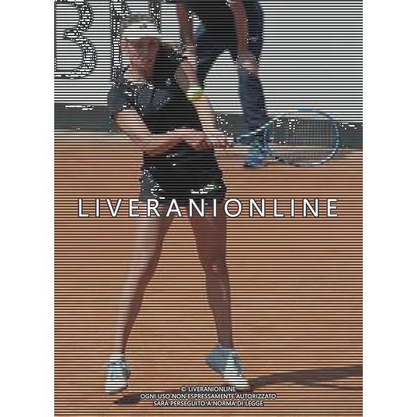 Fed Cup Play-Off per la promozione nel World Group Italia-Belgio Genova - 21.04.2018 Jasmine Paolini vs Elise Mertens Nella Foto:Elise Mertens /Ph.Vitez-Ag. Aldo Liverani / AGENZIA ALDO LIVERANI SAS