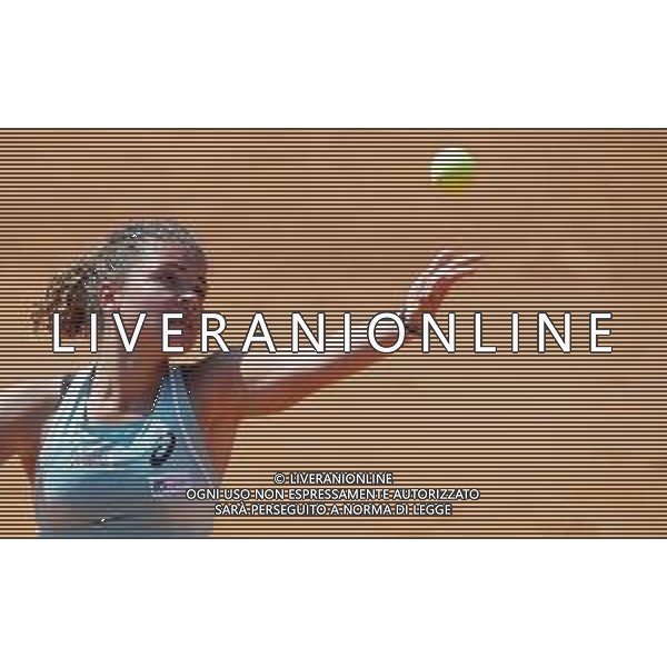 Fed Cup Play-Off per la promozione nel World Group Italia-Belgio Genova - 21.04.2018 Jasmine Paolini vs Elise Mertens Nella Foto:Jasmine Paolini /Ph.Vitez-Ag. Aldo Liverani / AGENZIA ALDO LIVERANI SAS