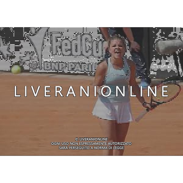 Fed Cup Play-Off per la promozione nel World Group Italia-Belgio Genova - 21.04.2018 Jasmine Paolini vs Elise Mertens Nella Foto:Jasmine Paolini /Ph.Vitez-Ag. Aldo Liverani / AGENZIA ALDO LIVERANI SAS