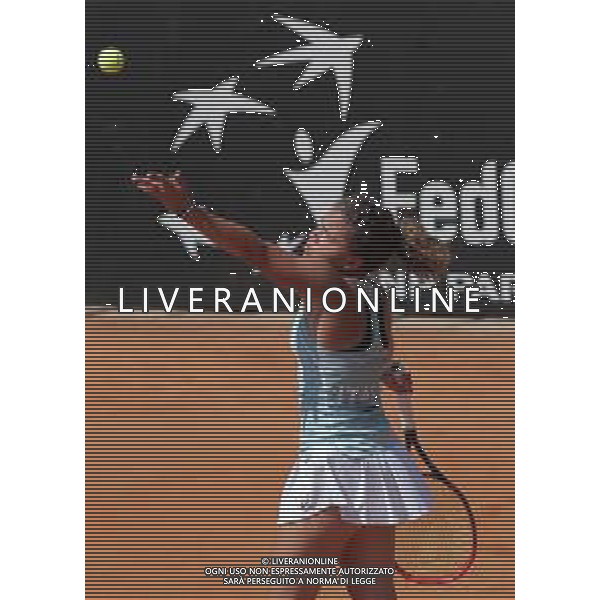 Fed Cup Play-Off per la promozione nel World Group Italia-Belgio Genova - 21.04.2018 Jasmine Paolini vs Elise Mertens Nella Foto:Jasmine Paolini /Ph.Vitez-Ag. Aldo Liverani / AGENZIA ALDO LIVERANI SAS