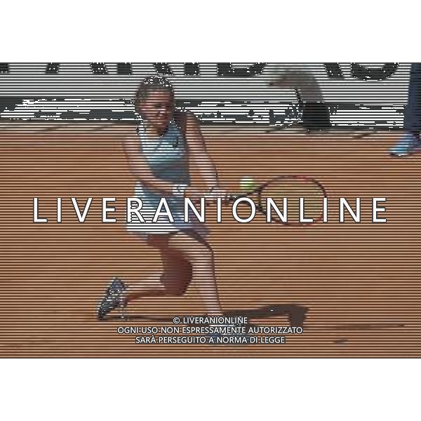 Fed Cup Play-Off per la promozione nel World Group Italia-Belgio Genova - 21.04.2018 Jasmine Paolini vs Elise Mertens Nella Foto:Jasmine Paolini /Ph.Vitez-Ag. Aldo Liverani / AGENZIA ALDO LIVERANI SAS