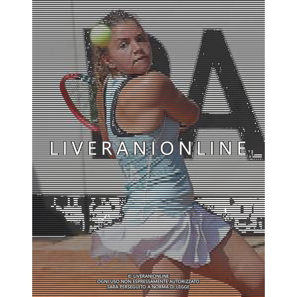 Fed Cup Play-Off per la promozione nel World Group Italia-Belgio Genova - 21.04.2018 Jasmine Paolini vs Elise Mertens Nella Foto:Jasmine Paolini /Ph.Vitez-Ag. Aldo Liverani / AGENZIA ALDO LIVERANI SAS