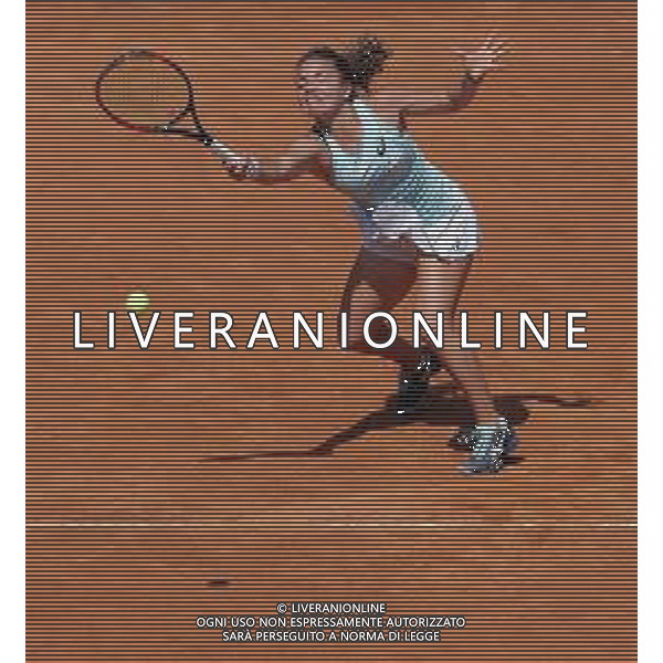 Fed Cup Play-Off per la promozione nel World Group Italia-Belgio Genova - 21.04.2018 Jasmine Paolini vs Elise Mertens Nella Foto:Jasmine Paolini /Ph.Vitez-Ag. Aldo Liverani / AGENZIA ALDO LIVERANI SAS