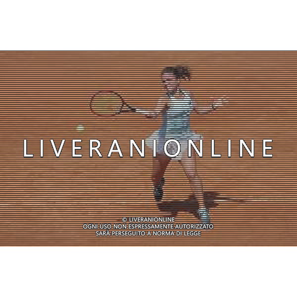 Fed Cup Play-Off per la promozione nel World Group Italia-Belgio Genova - 21.04.2018 Jasmine Paolini vs Elise Mertens Nella Foto:Jasmine Paolini /Ph.Vitez-Ag. Aldo Liverani / AGENZIA ALDO LIVERANI SAS