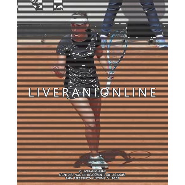 Fed Cup Play-Off per la promozione nel World Group Italia-Belgio Genova - 21.04.2018 Jasmine Paolini vs Elise Mertens Nella Foto:Elise Mertens /Ph.Vitez-Ag. Aldo Liverani / AGENZIA ALDO LIVERANI SAS