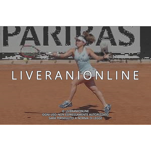 Fed Cup Play-Off per la promozione nel World Group Italia-Belgio Genova - 21.04.2018 Jasmine Paolini vs Elise Mertens Nella Foto:Jasmine Paolini /Ph.Vitez-Ag. Aldo Liverani / AGENZIA ALDO LIVERANI SAS