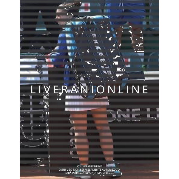 Fed Cup Play-Off per la promozione nel World Group Italia-Belgio Genova - 21.04.2018 Sara Errani vs Alison Van Uytvanck Nella Foto:Sara Errani /Ph.Vitez-Ag. Aldo Liverani