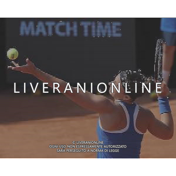 Fed Cup Play-Off per la promozione nel World Group Italia-Belgio Genova - 21.04.2018 Sara Errani vs Alison Van Uytvanck Nella Foto:Sara Errani /Ph.Vitez-Ag. Aldo Liverani