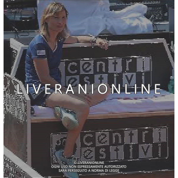 Fed Cup Play-Off per la promozione nel World Group Italia-Belgio Genova - 21.04.2018 Sara Errani vs Alison Van Uytvanck Nella Foto:Tathiana Garbin /Ph.Vitez-Ag. Aldo Liverani