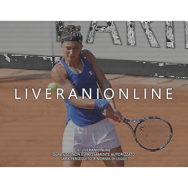 Fed Cup Play-Off per la promozione nel World Group Italia-Belgio Genova - 21.04.2018 Sara Errani vs Alison Van Uytvanck Nella Foto:Sara Errani /Ph.Vitez-Ag. Aldo Liverani