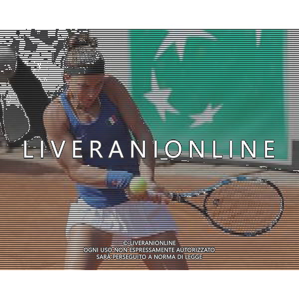 Fed Cup Play-Off per la promozione nel World Group Italia-Belgio Genova - 21.04.2018 Sara Errani vs Alison Van Uytvanck Nella Foto:Sara Errani /Ph.Vitez-Ag. Aldo Liverani