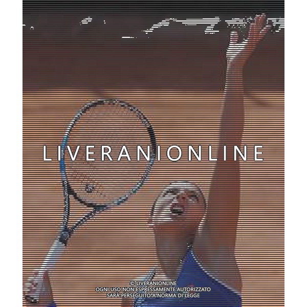 Fed Cup Play-Off per la promozione nel World Group Italia-Belgio Genova - 21.04.2018 Sara Errani vs Alison Van Uytvanck Nella Foto:Sara Errani /Ph.Vitez-Ag. Aldo Liverani