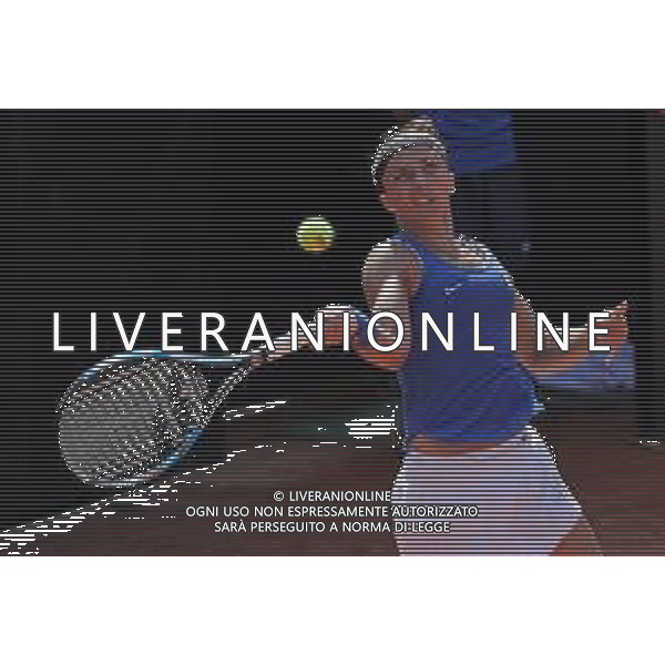 Fed Cup Play-Off per la promozione nel World Group Italia-Belgio Genova - 21.04.2018 Sara Errani vs Alison Van Uytvanck Nella Foto:Sara Errani /Ph.Vitez-Ag. Aldo Liverani