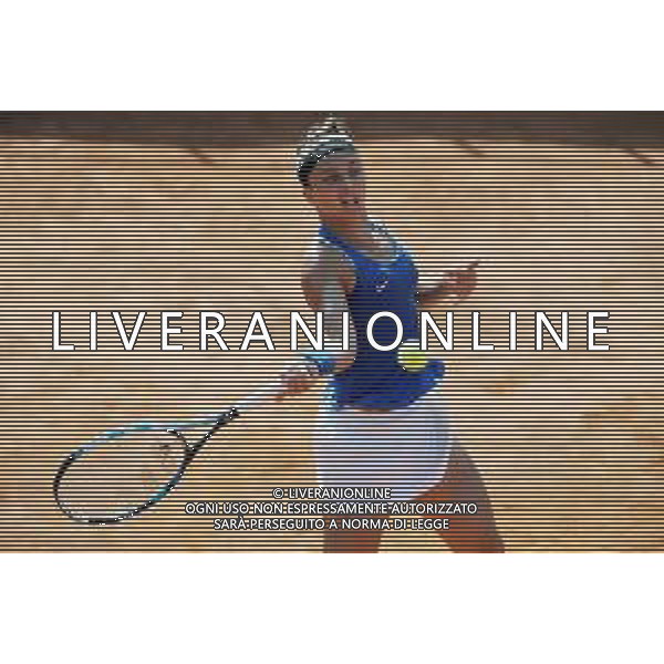 Fed Cup Play-Off per la promozione nel World Group Italia-Belgio Genova - 21.04.2018 Sara Errani vs Alison Van Uytvanck Nella Foto:Sara Errani /Ph.Vitez-Ag. Aldo Liverani