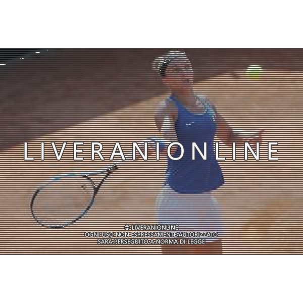 Fed Cup Play-Off per la promozione nel World Group Italia-Belgio Genova - 21.04.2018 Sara Errani vs Alison Van Uytvanck Nella Foto:Sara Errani /Ph.Vitez-Ag. Aldo Liverani