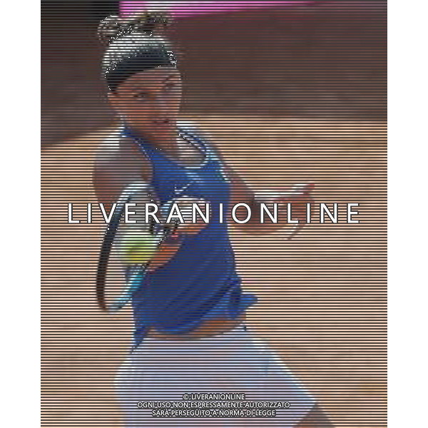 Fed Cup Play-Off per la promozione nel World Group Italia-Belgio Genova - 21.04.2018 Sara Errani vs Alison Van Uytvanck Nella Foto:Sara Errani /Ph.Vitez-Ag. Aldo Liverani