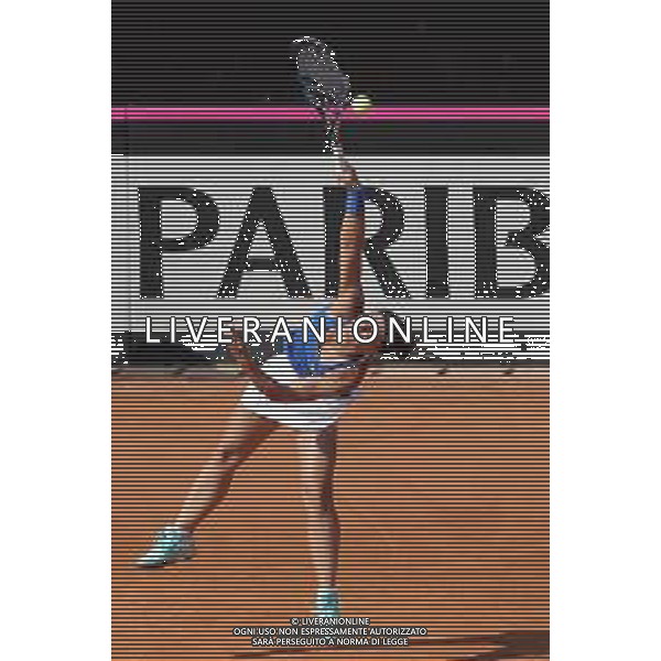 Fed Cup Play-Off per la promozione nel World Group Italia-Belgio Genova - 21.04.2018 Sara Errani vs Alison Van Uytvanck Nella Foto:Sara Errani /Ph.Vitez-Ag. Aldo Liverani