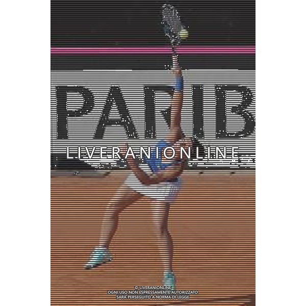 Fed Cup Play-Off per la promozione nel World Group Italia-Belgio Genova - 21.04.2018 Sara Errani vs Alison Van Uytvanck Nella Foto:Sara Errani /Ph.Vitez-Ag. Aldo Liverani