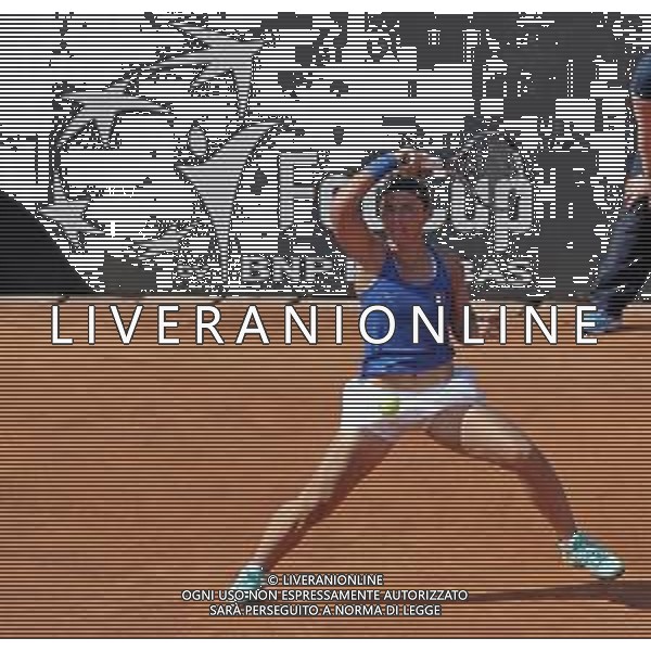 Fed Cup Play-Off per la promozione nel World Group Italia-Belgio Genova - 21.04.2018 Sara Errani vs Alison Van Uytvanck Nella Foto:Sara Errani /Ph.Vitez-Ag. Aldo Liverani