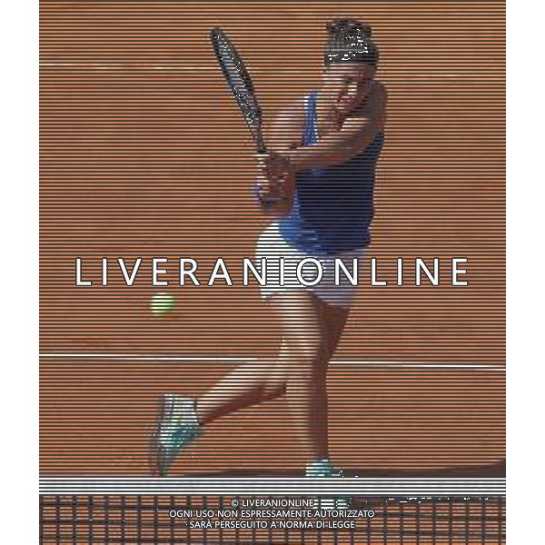 Fed Cup Play-Off per la promozione nel World Group Italia-Belgio Genova - 21.04.2018 Sara Errani vs Alison Van Uytvanck Nella Foto:Sara Errani /Ph.Vitez-Ag. Aldo Liverani