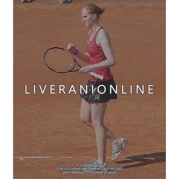 Fed Cup Play-Off per la promozione nel World Group Italia-Belgio Genova - 21.04.2018 Sara Errani vs Alison Van Uytvanck Nella Foto:Alison Van Uytvanck /Ph.Vitez-Ag. Aldo Liverani