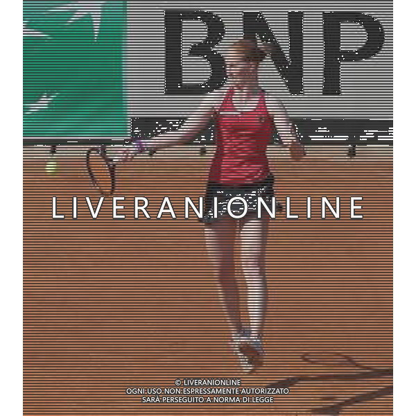 Fed Cup Play-Off per la promozione nel World Group Italia-Belgio Genova - 21.04.2018 Sara Errani vs Alison Van Uytvanck Nella Foto:Alison Van Uytvanck /Ph.Vitez-Ag. Aldo Liverani