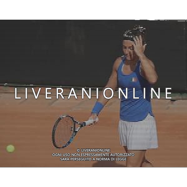 Fed Cup Play-Off per la promozione nel World Group Italia-Belgio Genova - 21.04.2018 Sara Errani vs Alison Van Uytvanck Nella Foto:Sara Errani /Ph.Vitez-Ag. Aldo Liverani