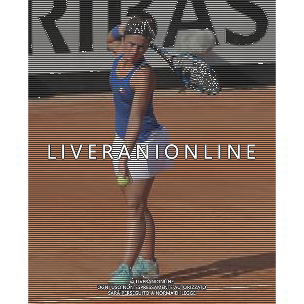 Fed Cup Play-Off per la promozione nel World Group Italia-Belgio Genova - 21.04.2018 Sara Errani vs Alison Van Uytvanck Nella Foto:Sara Errani /Ph.Vitez-Ag. Aldo Liverani