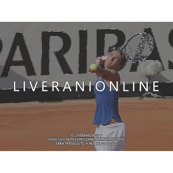 Fed Cup Play-Off per la promozione nel World Group Italia-Belgio Genova - 21.04.2018 Sara Errani vs Alison Van Uytvanck Nella Foto:Sara Errani /Ph.Vitez-Ag. Aldo Liverani