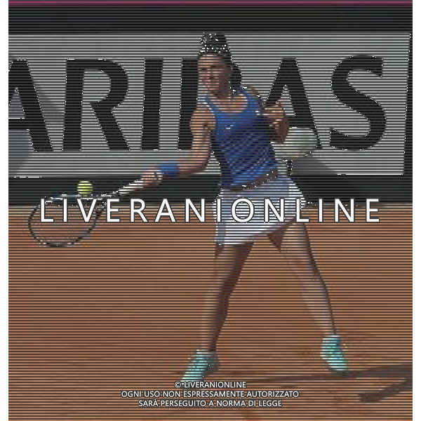 Fed Cup Play-Off per la promozione nel World Group Italia-Belgio Genova - 21.04.2018 Sara Errani vs Alison Van Uytvanck Nella Foto:Sara Errani /Ph.Vitez-Ag. Aldo Liverani