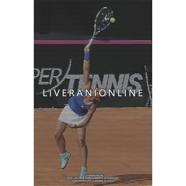 Fed Cup Play-Off per la promozione nel World Group Italia-Belgio Genova - 21.04.2018 Sara Errani vs Alison Van Uytvanck Nella Foto:Sara Errani /Ph.Vitez-Ag. Aldo Liverani