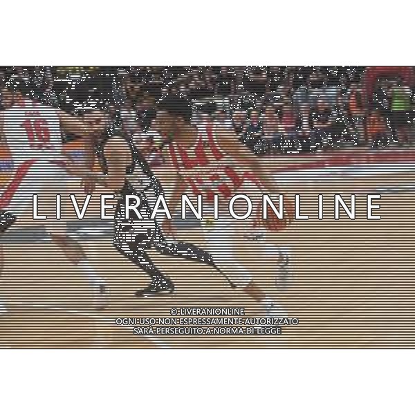 Segafredo Virtus BOLOGNA - Openjobmetis VARESE, Campionato di basket serie A1 22 aprile 2018 nella foto Stan Okoye ©OPTIMAFOTO / AGENZIA ALDO LIVERANI SAS