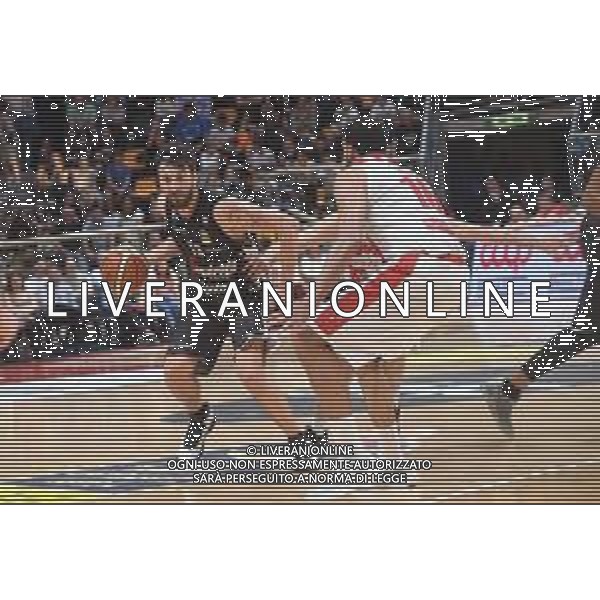 Segafredo Virtus BOLOGNA - Openjobmetis VARESE, Campionato di basket serie A1 22 aprile 2018 nella foto Klaudio Ndoja ©OPTIMAFOTO / AGENZIA ALDO LIVERANI SAS