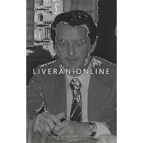 RETROSPETTIVA GAETANO ANZALONE PRESIDENTE ROMA CALCIO 1970-1975 NELLA FOTO GAETANO ANZALONE PRESIDENTE ROMA CALCIO AG ALDO LIVERANI SAS