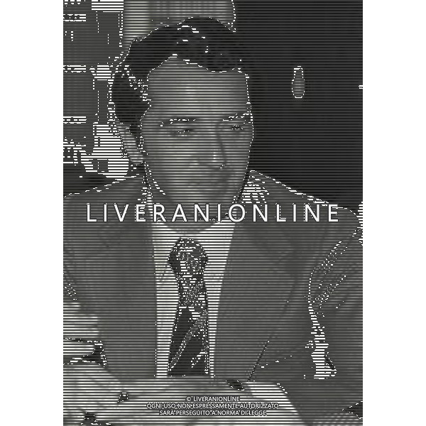 RETROSPETTIVA GAETANO ANZALONE PRESIDENTE ROMA CALCIO 1970-1975 NELLA FOTO GAETANO ANZALONE PRESIDENTE ROMA CALCIO AG ALDO LIVERANI SAS