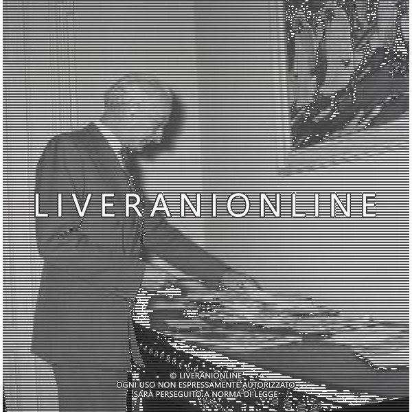 1951 RETROSPETTIVA ANTONIO SEGNI POLITICO NELLA FOTO ANTONIO SEGNI AG ALDO LIVERANI SAS