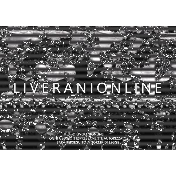 1963-1964 NEW YORK ANTONIO SEGNI CON GIUSEPPE SARAGAT E IL CARDINALE Francis Joseph Spellman AG ALDO LIVERANI SAS
