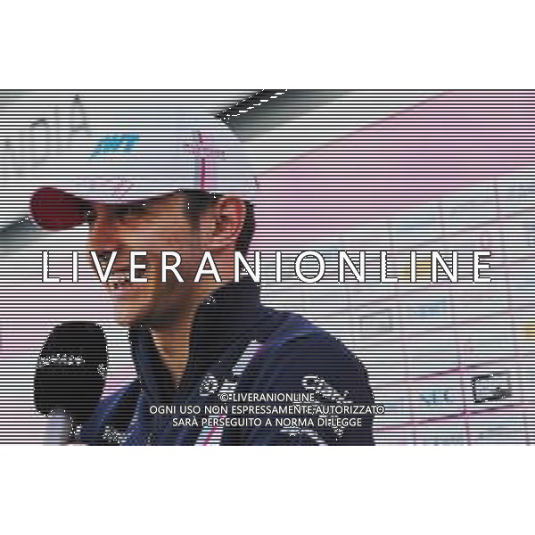 Esteban Ocon (FRA) Sahara Force India F1 Team with the media. 26.04.2018. Formula 1 World Championship, Rd 4, Azerbaijan Grand Prix, Baku Street Circuit, Azerbaijan, Preparation Day. / AGENZIA ALDO LIVERANI SAS - ITALY ONLY EDITORIAL USE ONLY - F1 Gp Azerbaijan Grand Prix - Preparation Day - Baku 26.04.2018